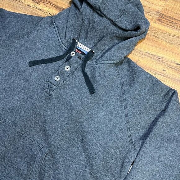 Vintage 90’s Y2K Foot Locker Men's 2XL Dark Gray Hoodie - Picture 2 of 7